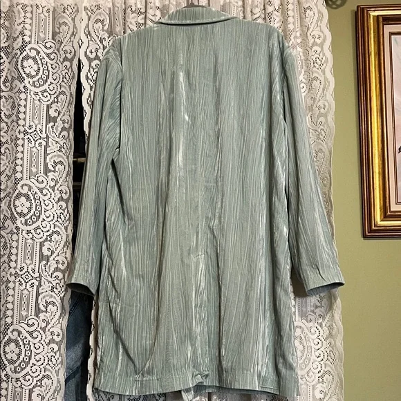 Free People Women's Double-Breasted Velvet Blazer - Picture 7 of 8